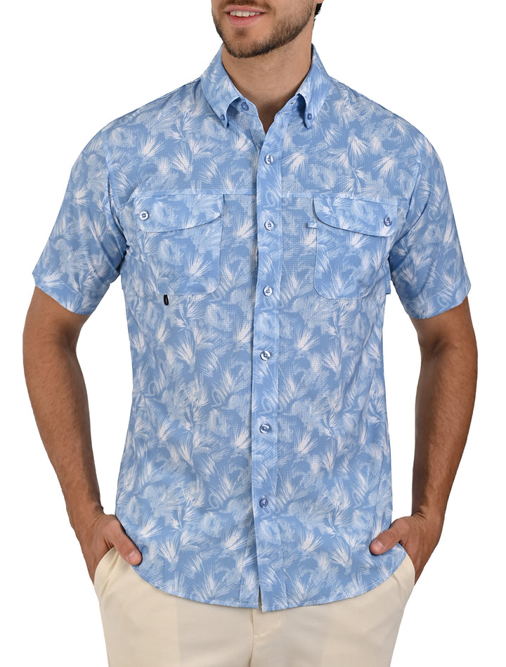 Camisa Airtek Brisa Flamingo  en Manga Corta