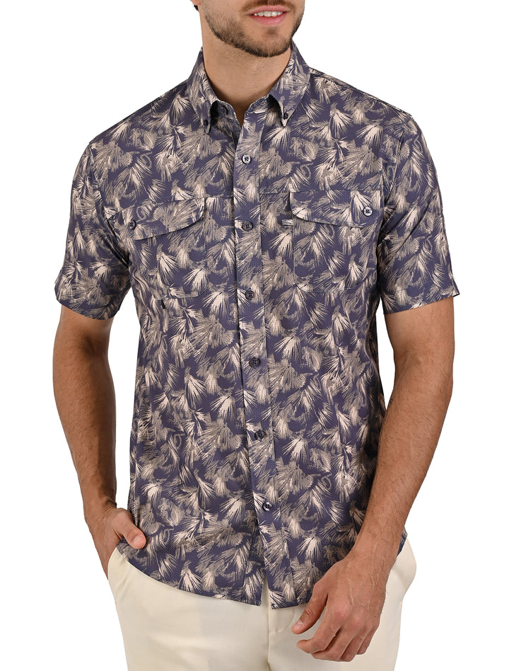 Camisa Airtek Brisa Flamingo  en Manga Corta