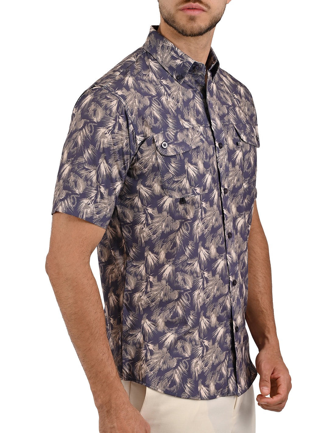 Camisa Airtek Brisa Flamingo  en Manga Corta