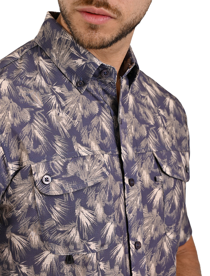 Camisa Airtek Brisa Flamingo  en Manga Corta