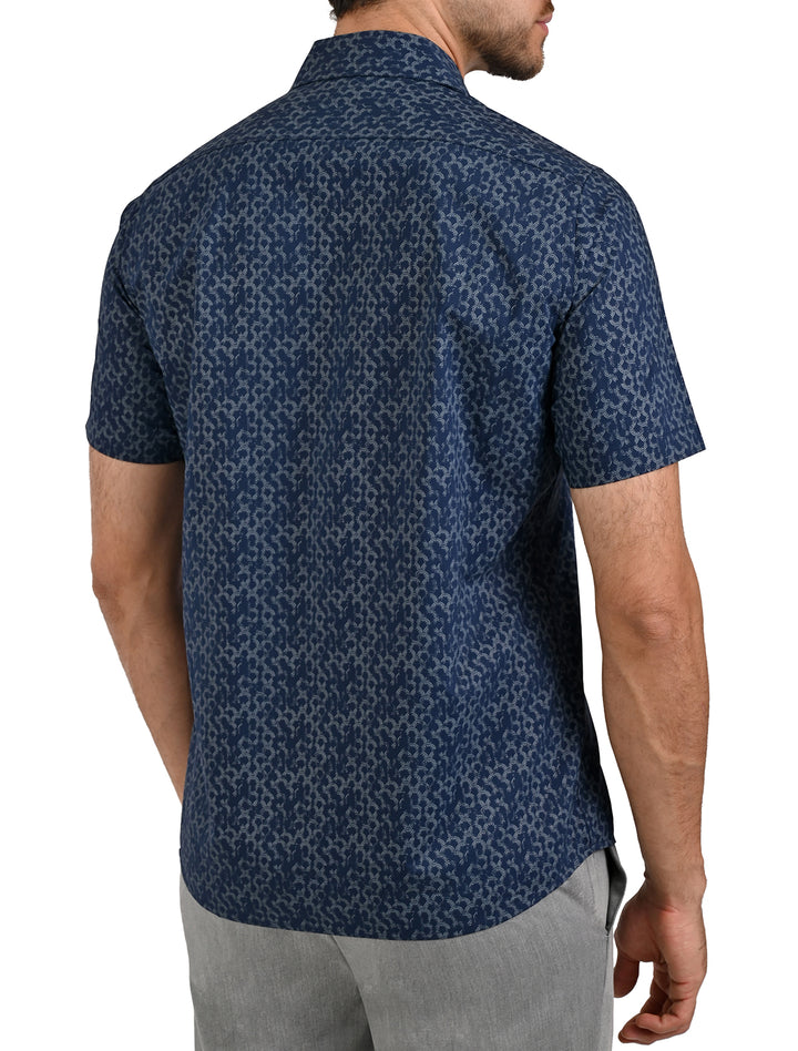 Camisa Casual Flamingo en Manga Corta