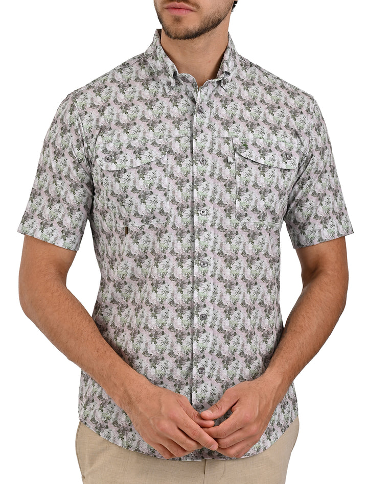Camisa Airtek Print Flamingo en Manga Corta