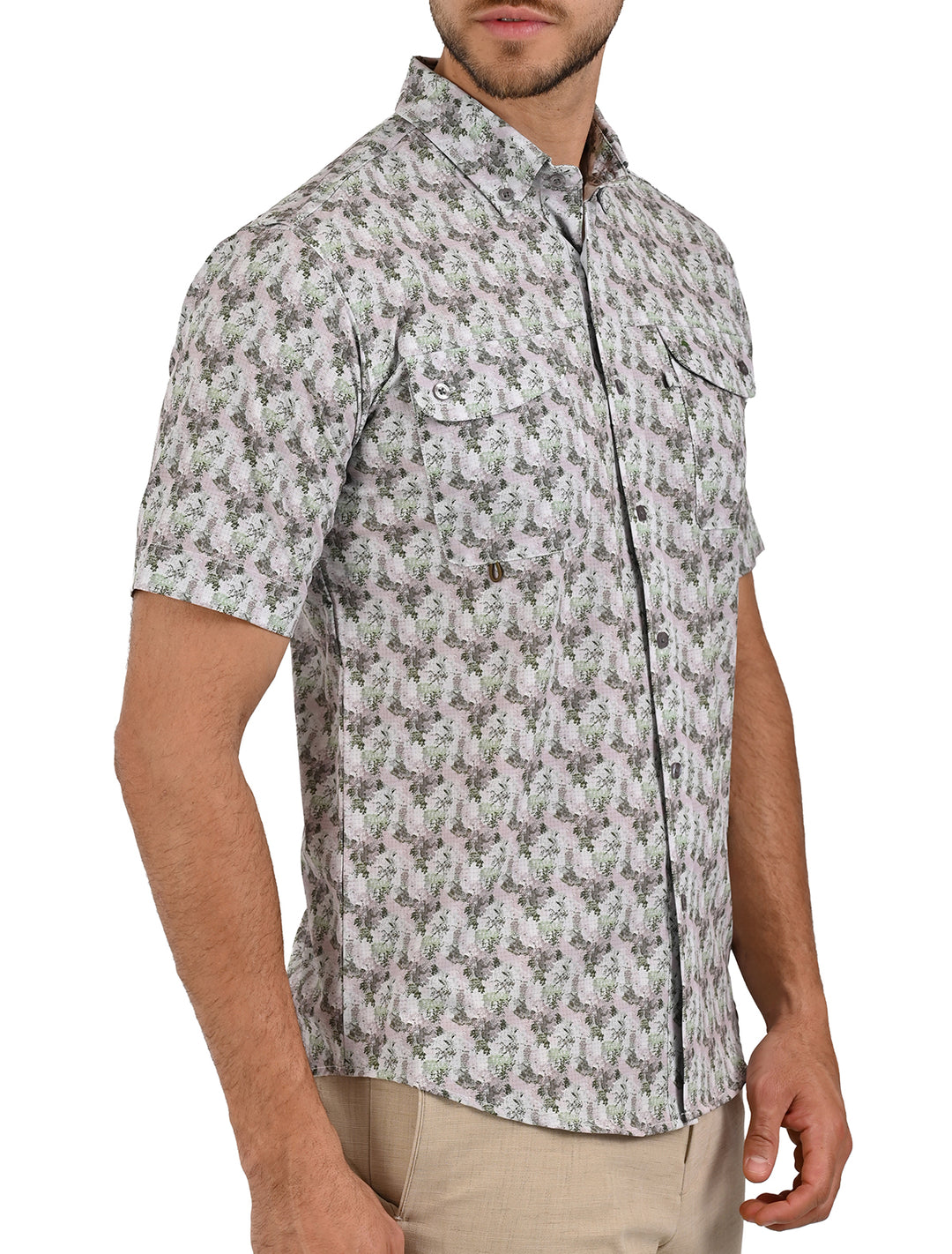 Camisa Airtek Print Flamingo en Manga Corta