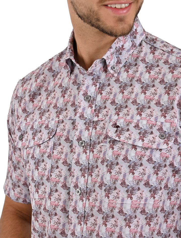 Camisa Airtek Print Flamingo en Manga Corta
