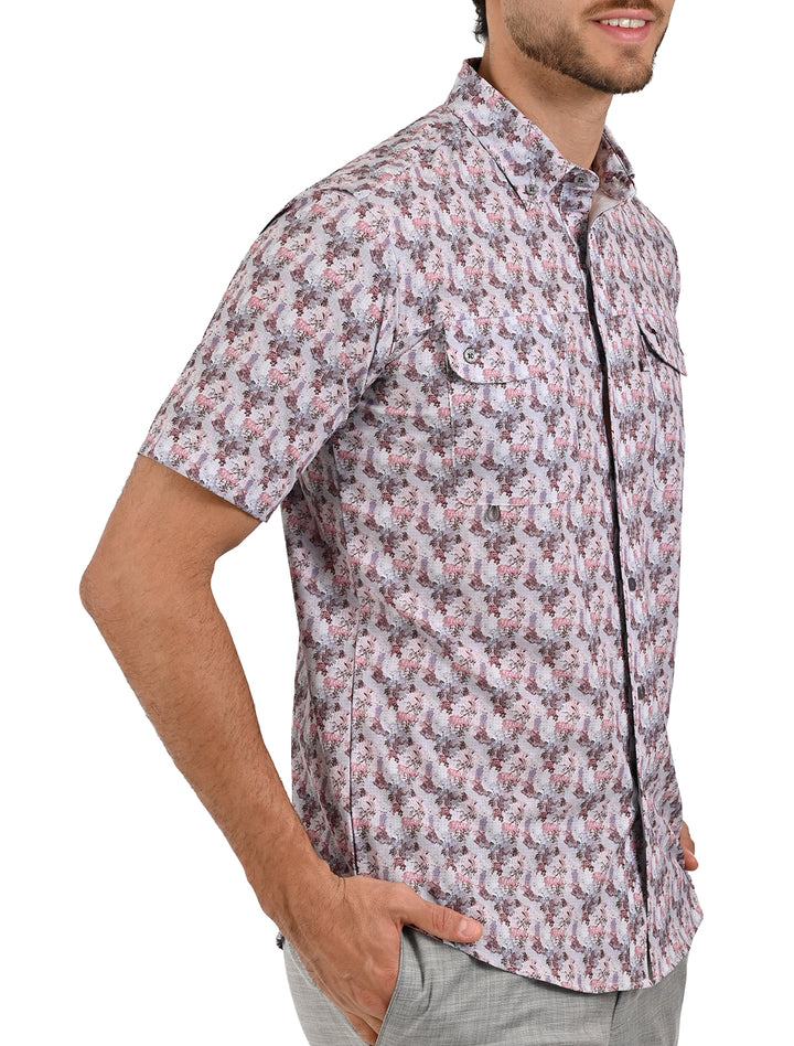 Camisa Airtek Print Flamingo en Manga Corta