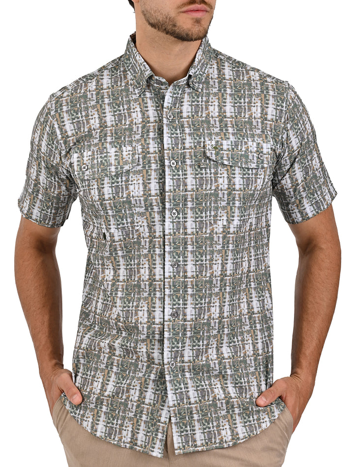 Camisa Airtek Flamingo Pixel en Manga Corta