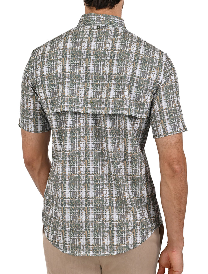 Camisa Airtek Flamingo Pixel en Manga Corta