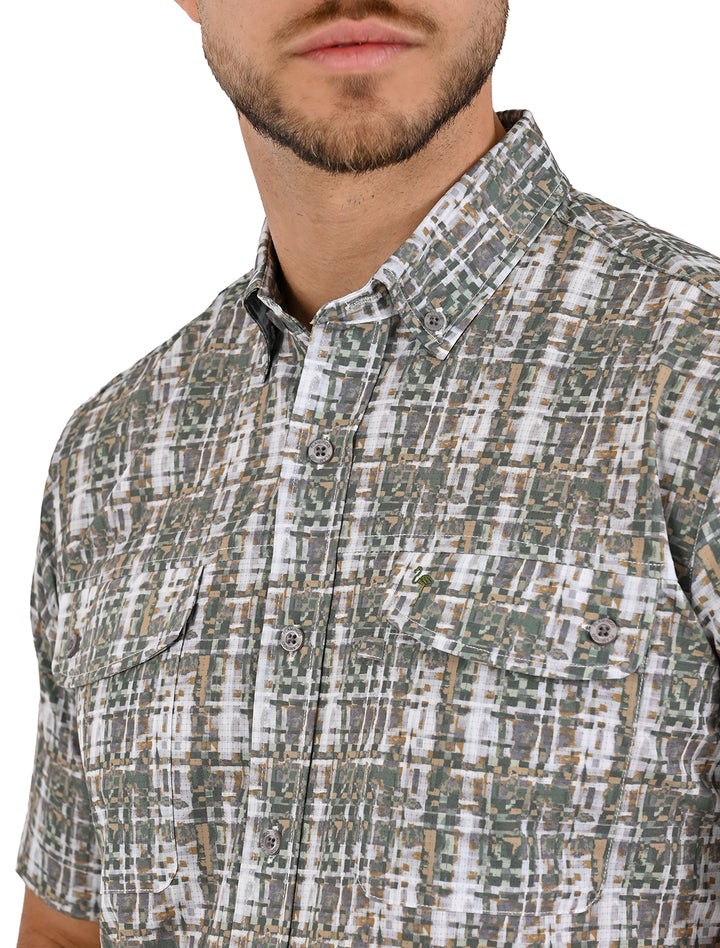 Camisa Airtek Flamingo Pixel en Manga Corta