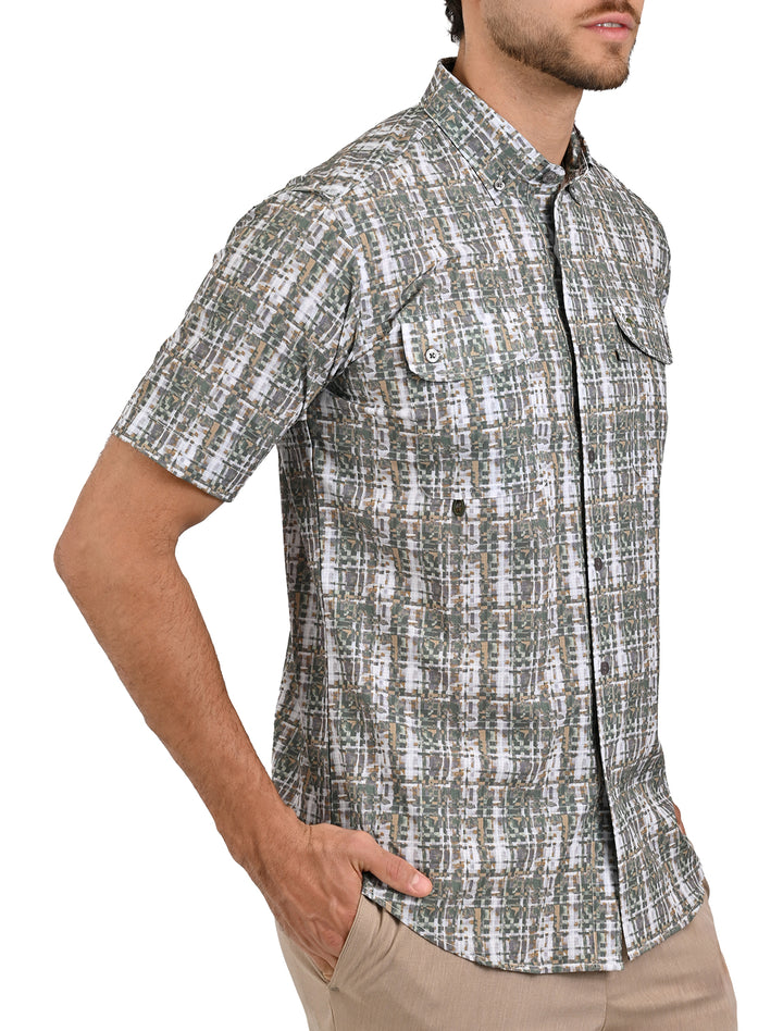Camisa Airtek Flamingo Pixel en Manga Corta