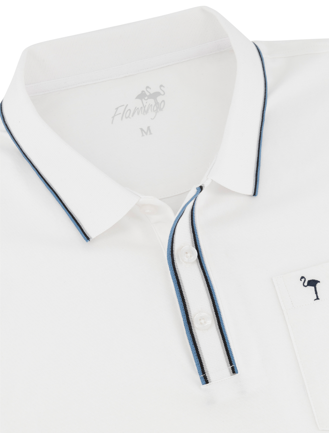 Polo Flamingo - Blanco