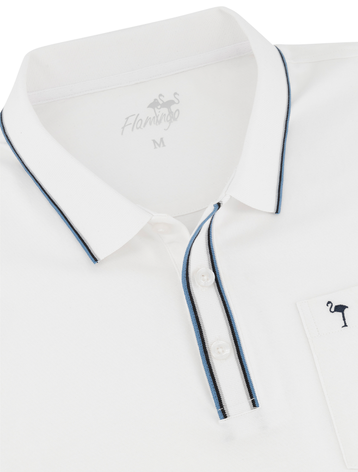 Polo Flamingo - Blanco