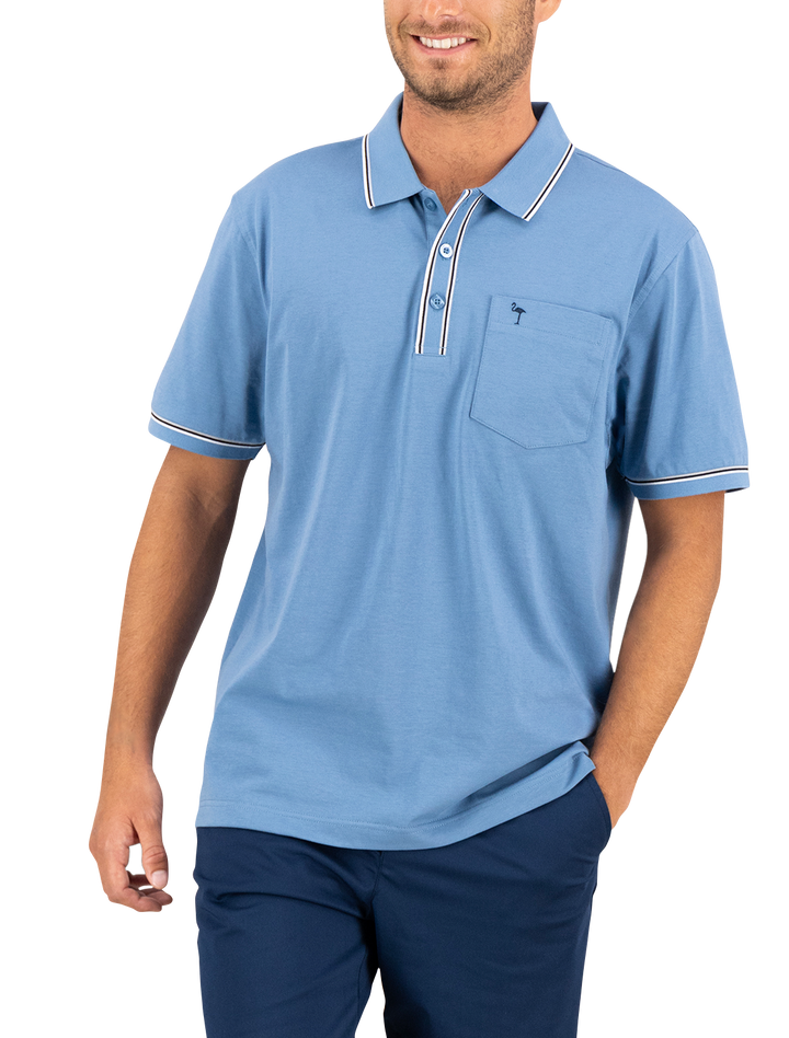 Polo Flamingo - Blanco