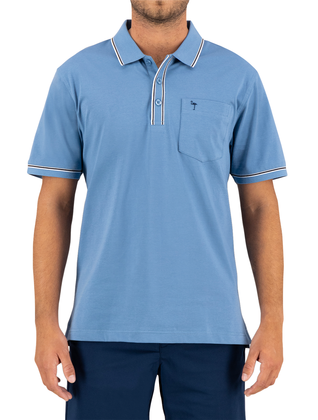 Polo Flamingo - Blanco