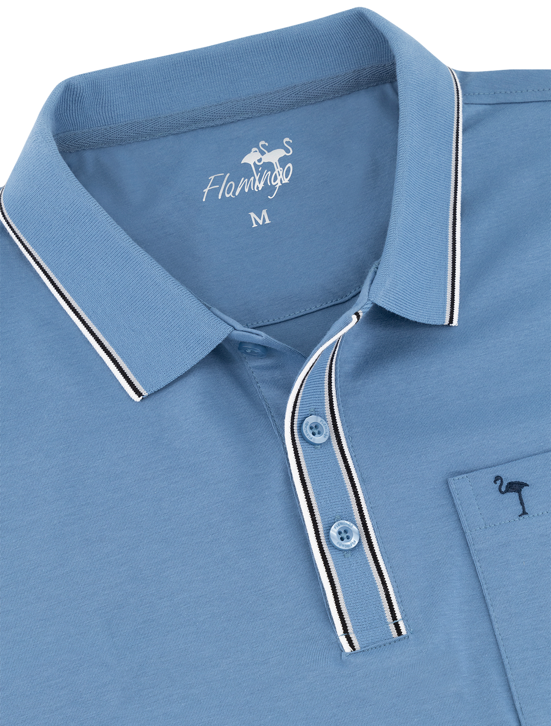 Polo Flamingo - Blanco