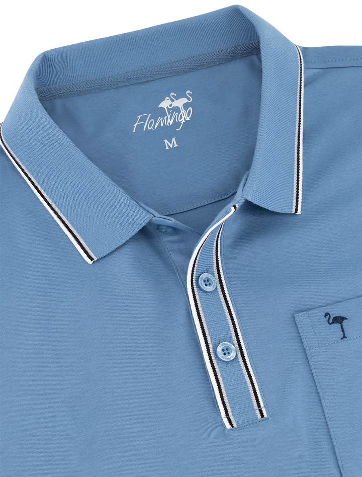 Polo Flamingo - Blanco